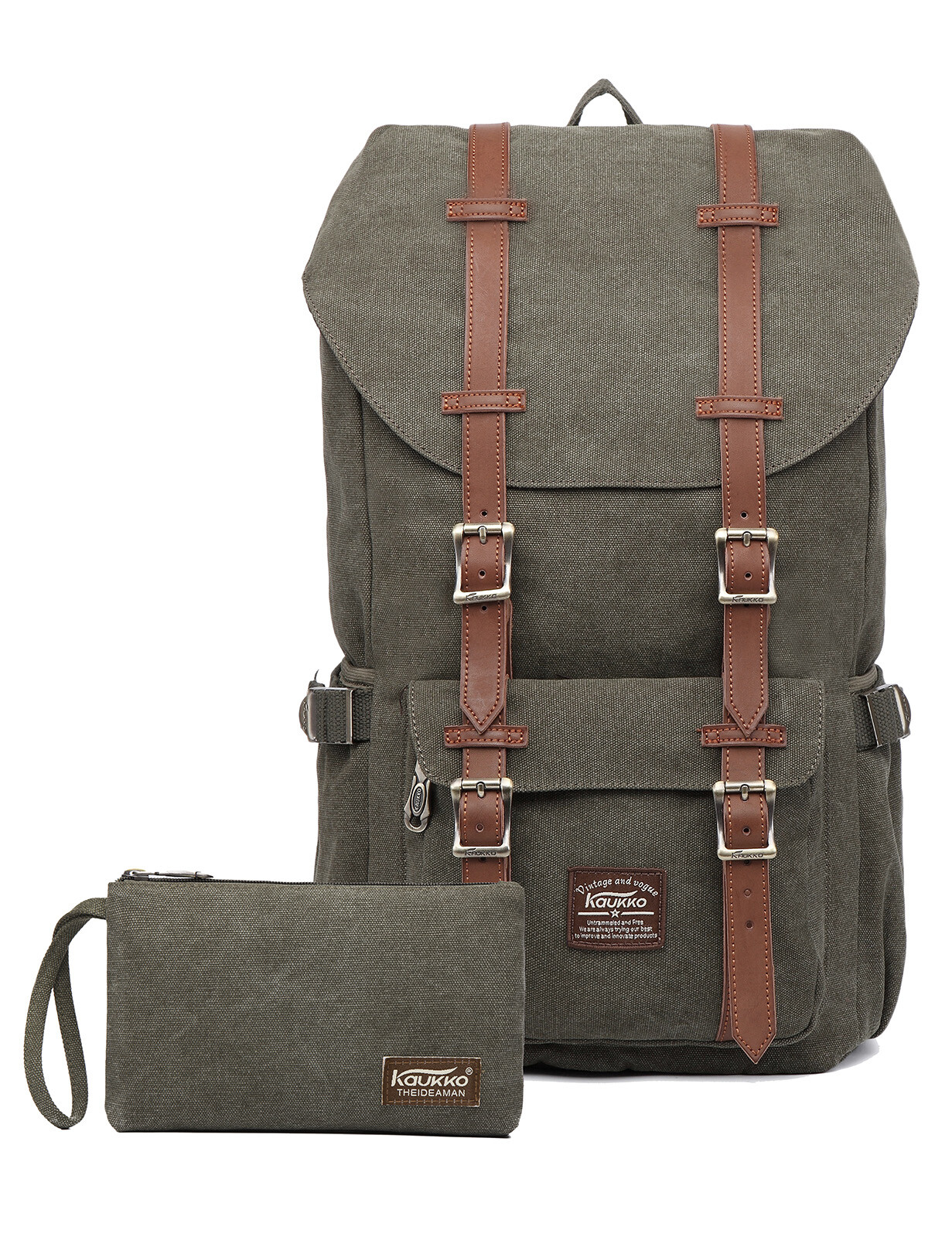 KAUKKO Men Womens Laptop Outdoor Backpack School Bag Travel Camping Rucksack