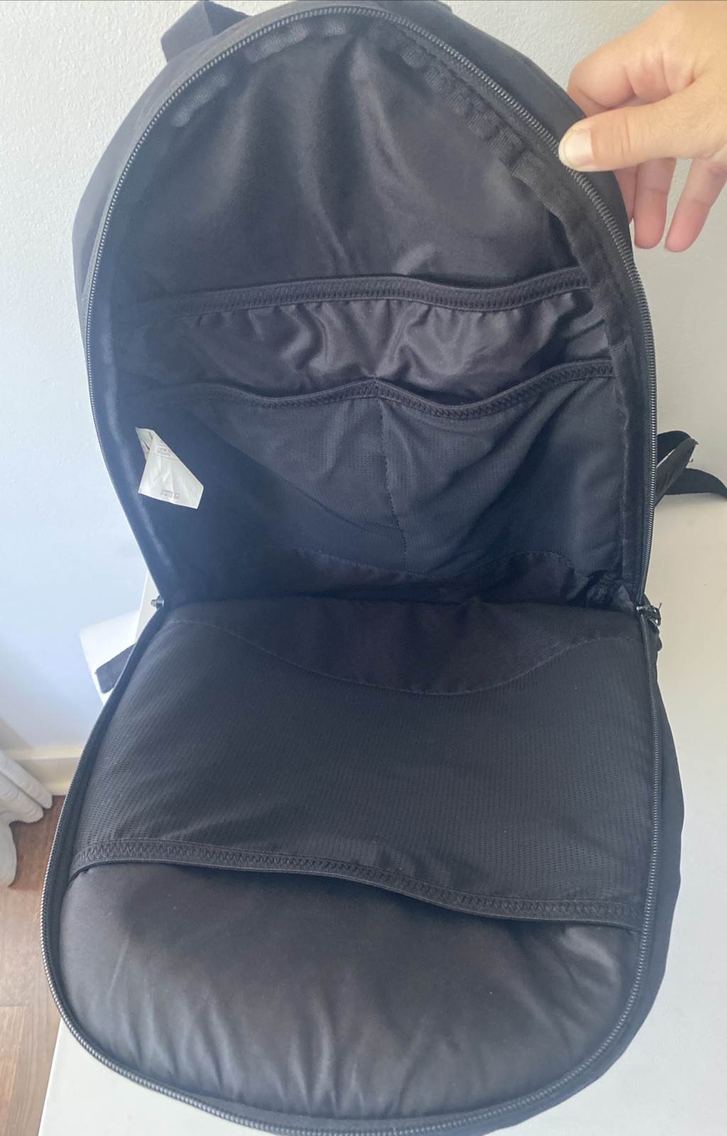 Nike Air Max Bubble Backpack Black Clear Front 17L Premium