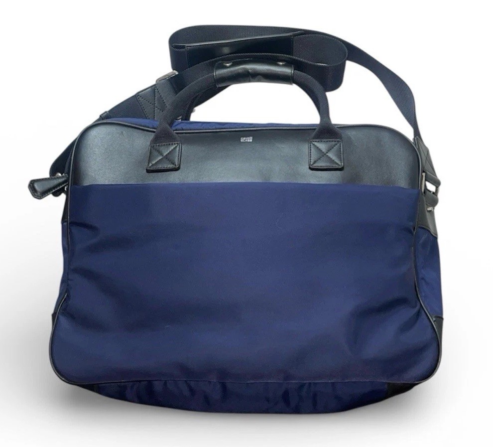 Cavalli Class Men’s “Hunter” Navy Blue Briefcase Bag 🍀