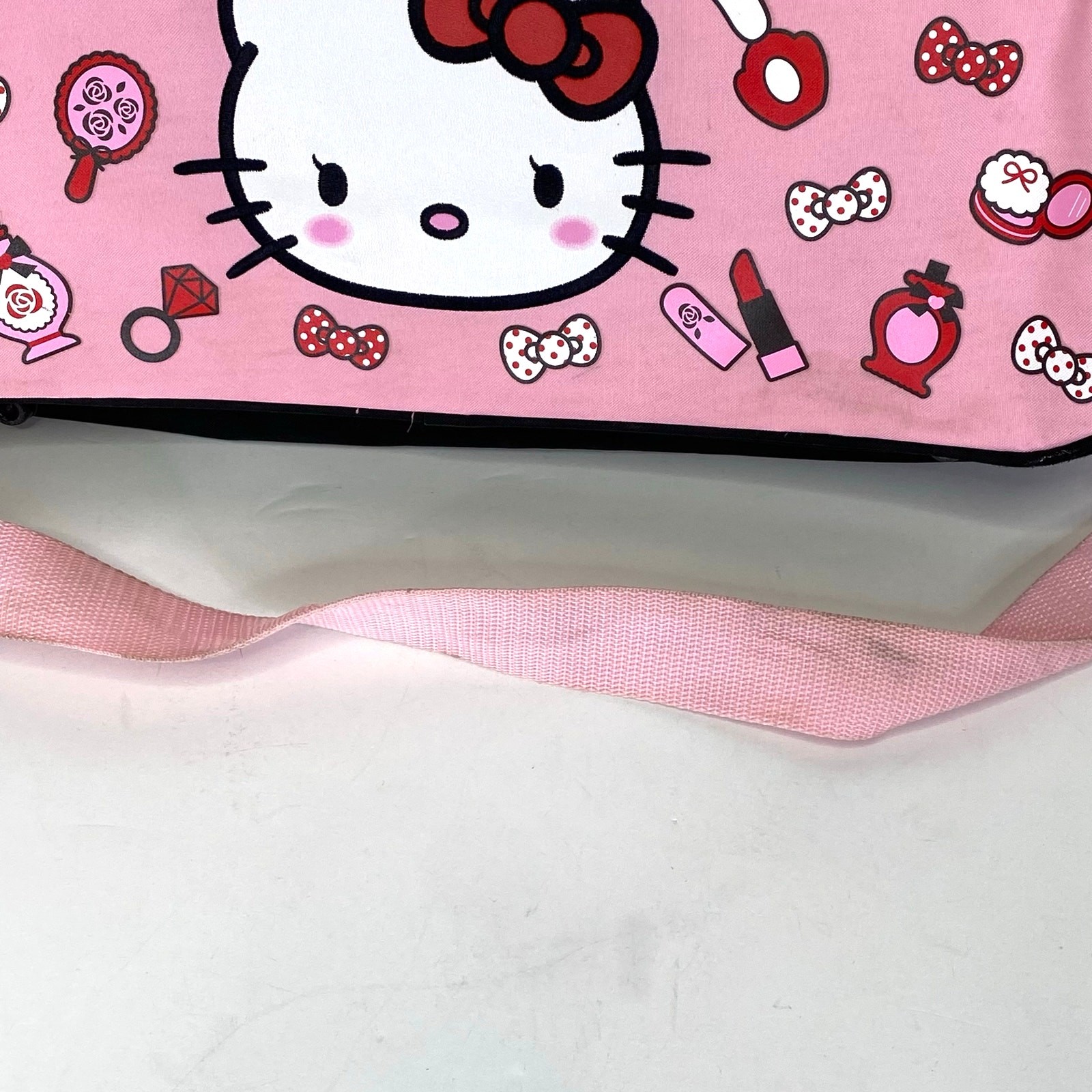HELLO KITTY Sanrio Pink Duffle Bag Carry On Overnight Travel 18 x 11 Dance Gym