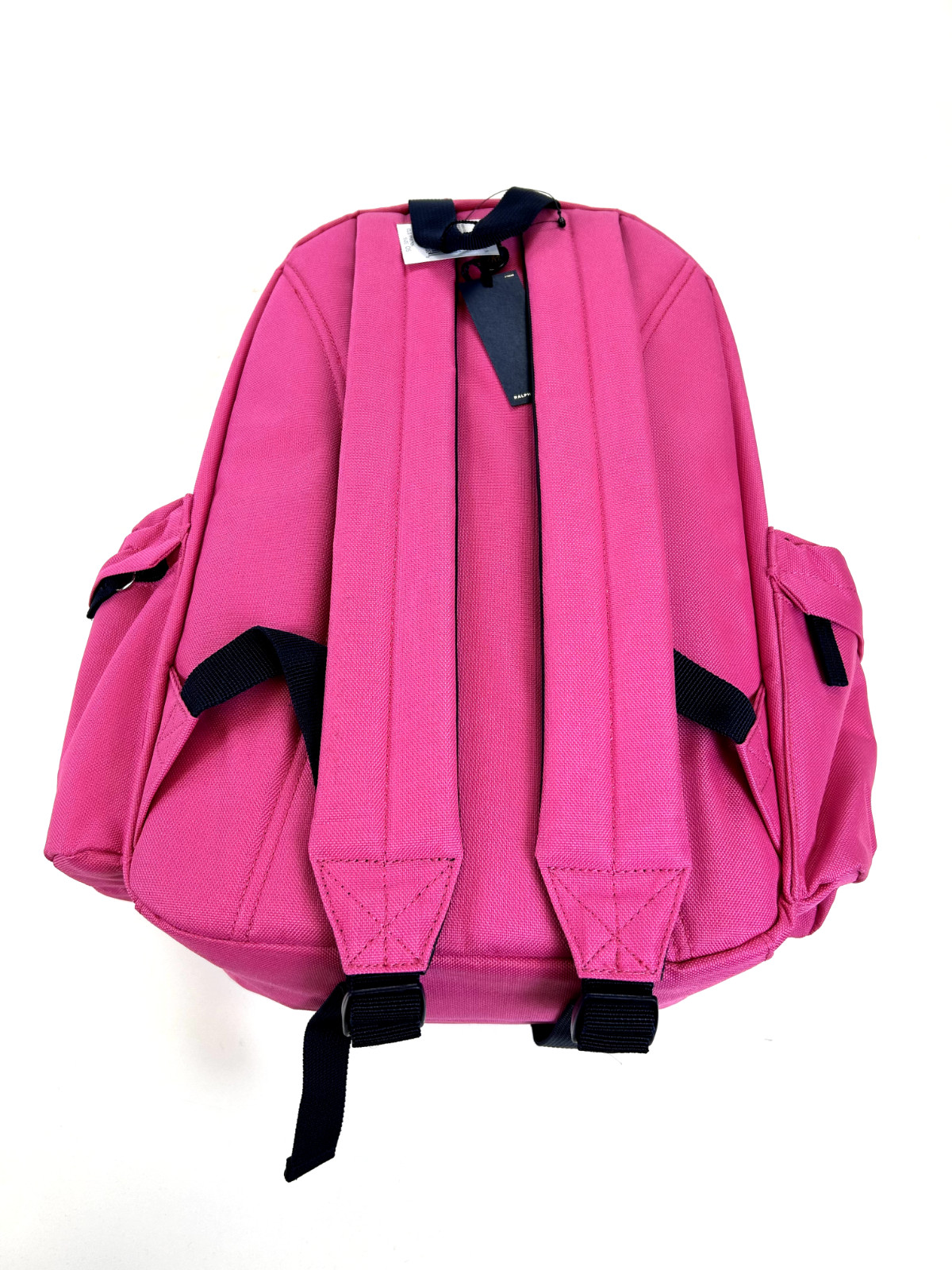 Polo Ralph Lauren Big Pony Nylon Backpack Bag Tote – Pink w/Navy Pony – Unisex