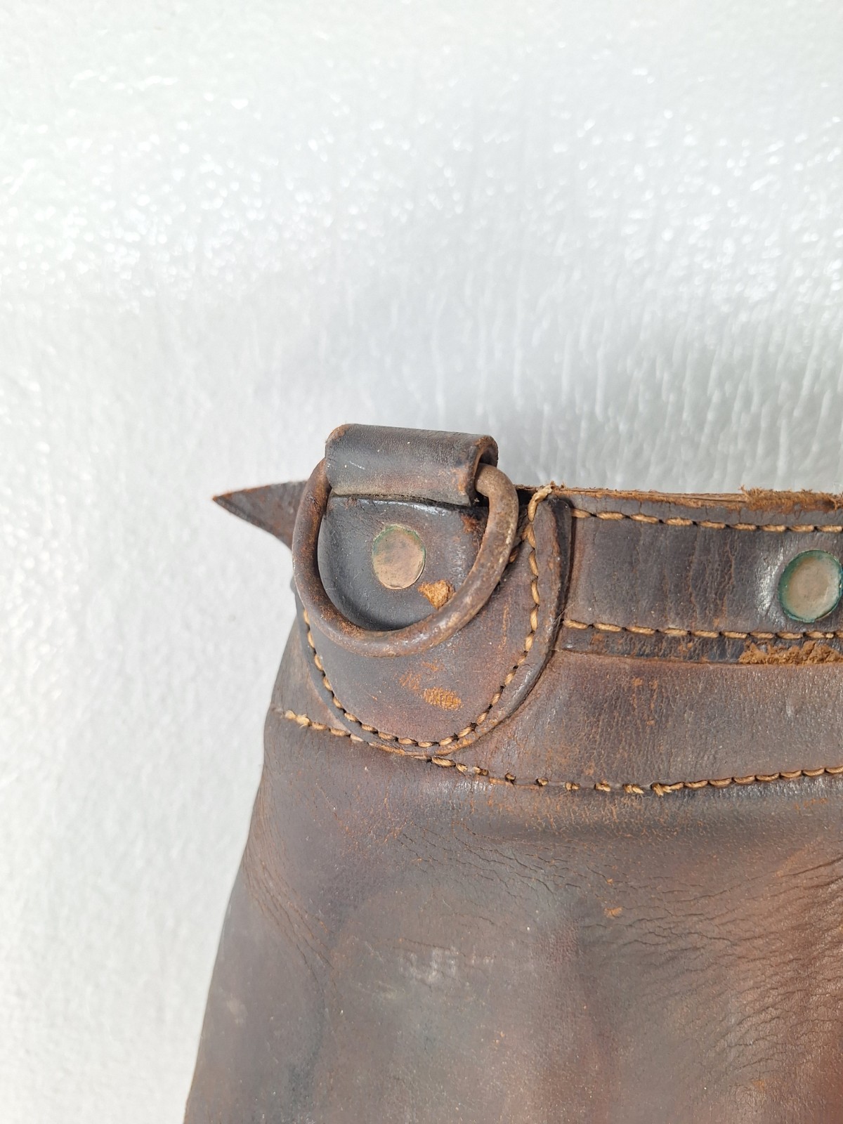 Vintage USPS 1964 Byron U.S. MAIL Mr Zip Postal Leather Carrier Bag USPS ZIPPY