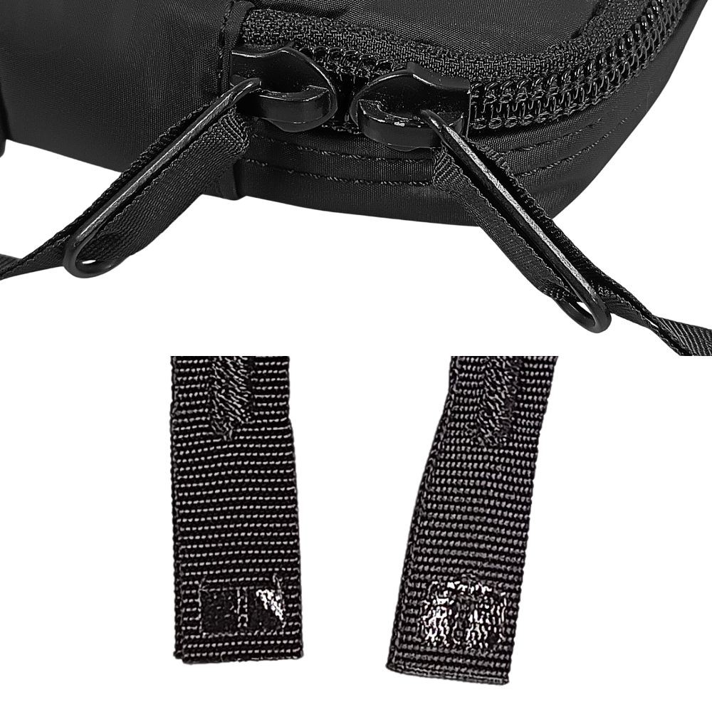 HEAD PORTER BLACKBEAUTY Note Case Clutch Bag Black Genuine 55263 [Used]