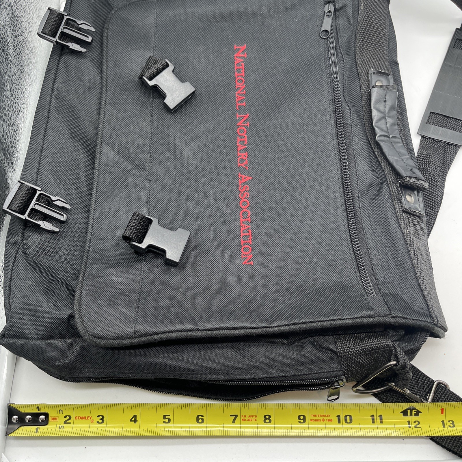 National Notary Association Messenger Laptop Bag Embroidered Logo 16” x 12” x 6”