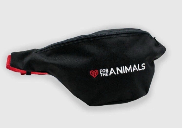NEW For The Animals Fanny Pack with 33 inch Adjustable Strap – The Humane League