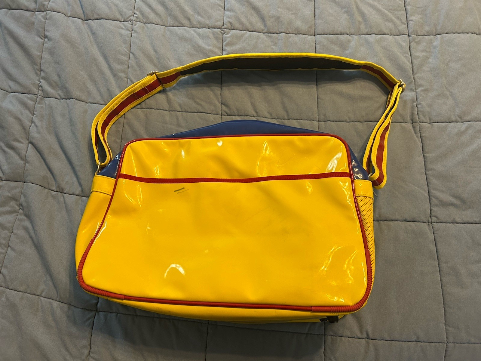 Vintage Nike Bag Multicolor Canvas retro Shoulder Bag Carry On Collectors Bag