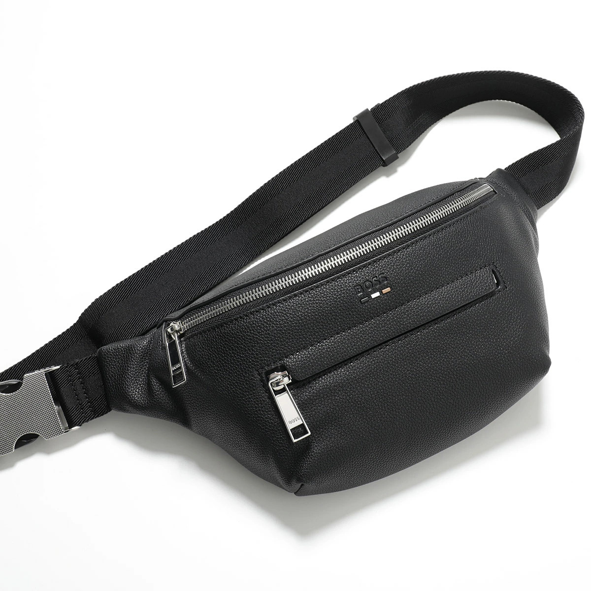 HUGO BOSS RAY_BELTBAG Men’s Faux Leather Belt Bag with Logo.