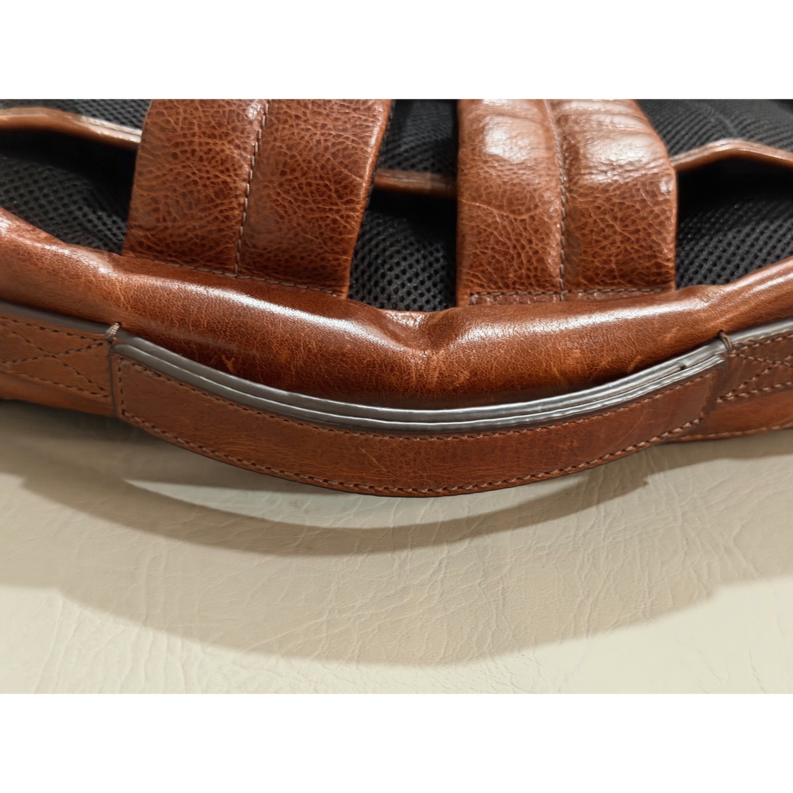 Fossil Buckner Convertible Backpack Briefcase Mens Cognac Leather NWT MBG9520222