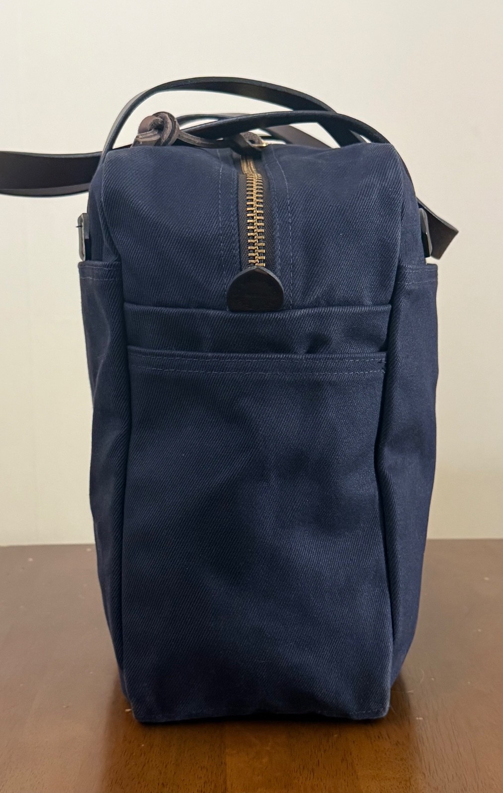 Filson 261 Rugged Twill Zipper Tote Navy Made in USA New Without Tags