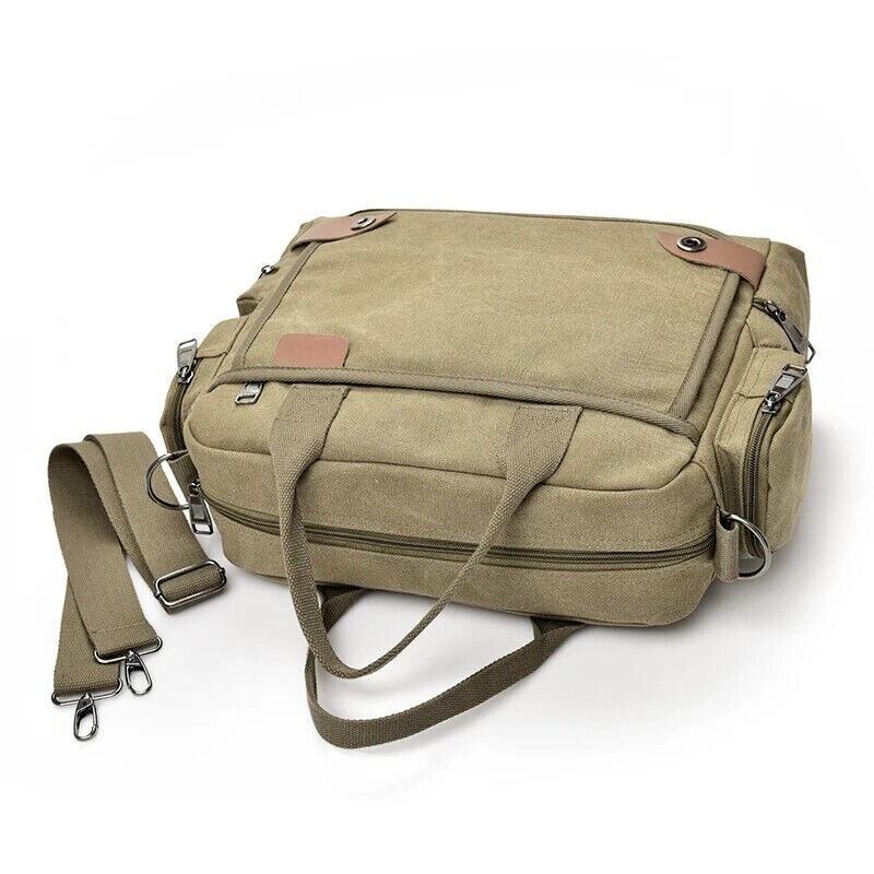 Men’s Crossbody Bag Canvas Shoulder Bag Travel Handbag Leisure Shoulder Bag