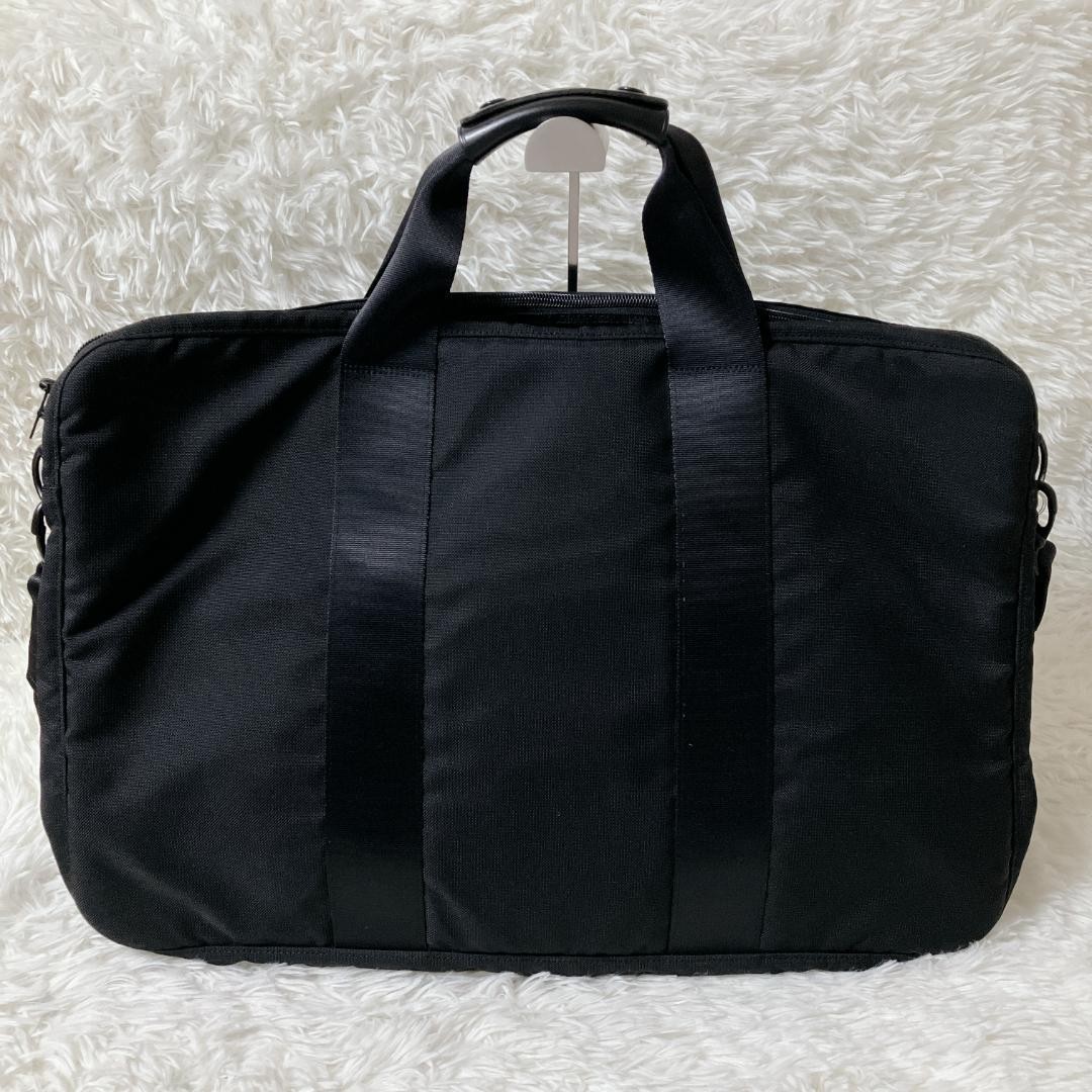 Authentic Porter Yoshida Kaban Ains Business Bag 2-Way Black Large 37cm Tall