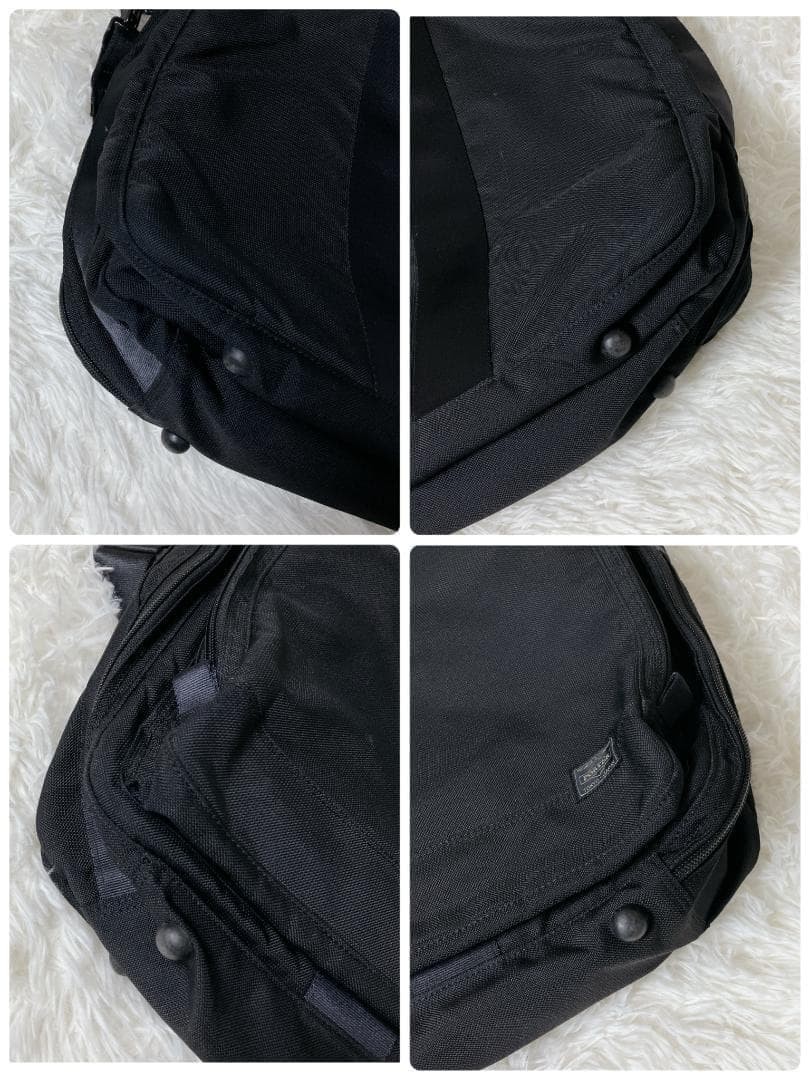 Authentic Porter Yoshida Kaban Ains Business Bag 2-Way Black Large 37cm Tall