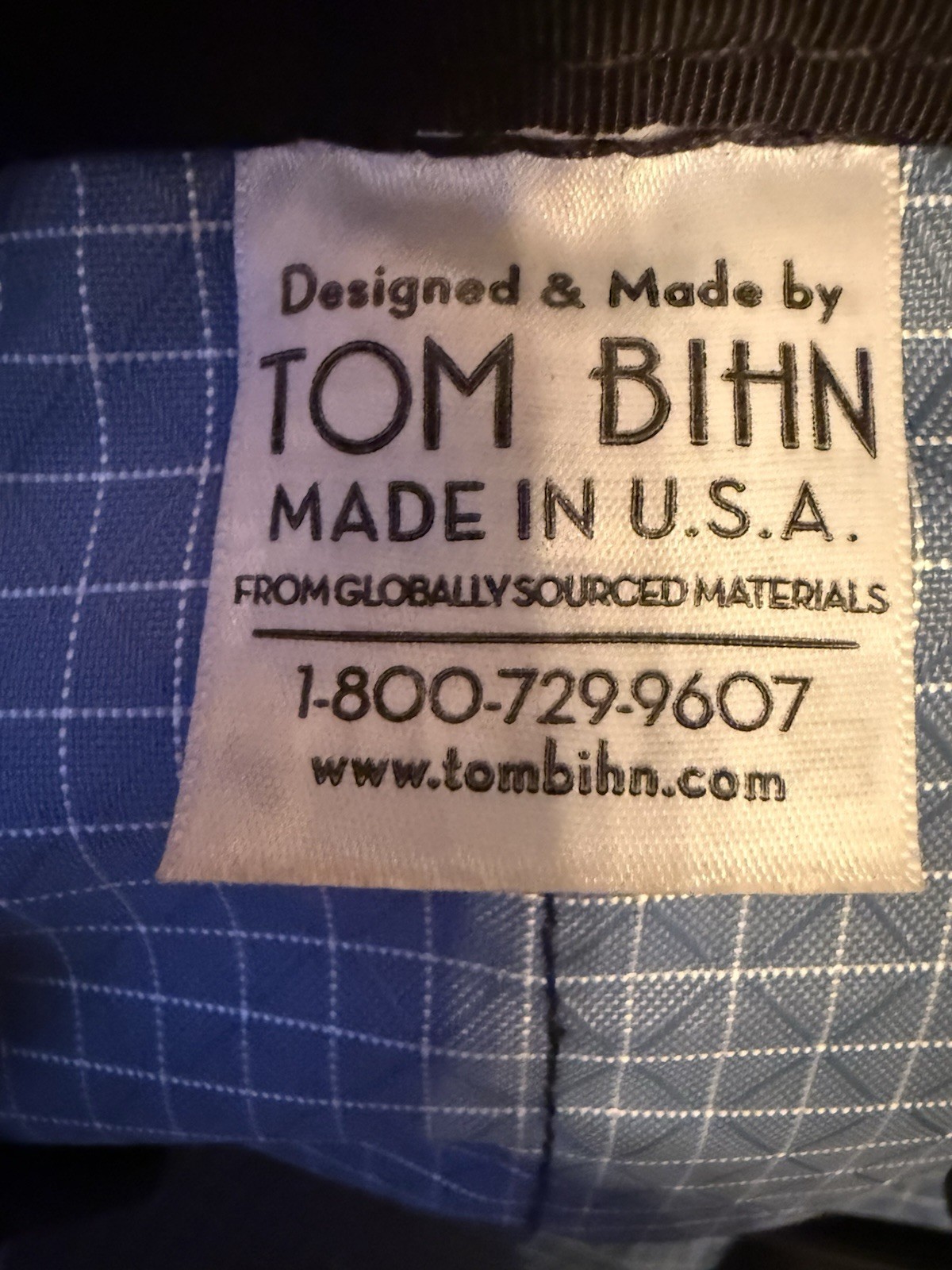 TOM BIHN Synapse 25 Everyday Backpack Multi-pocket Design Brown/light Blue