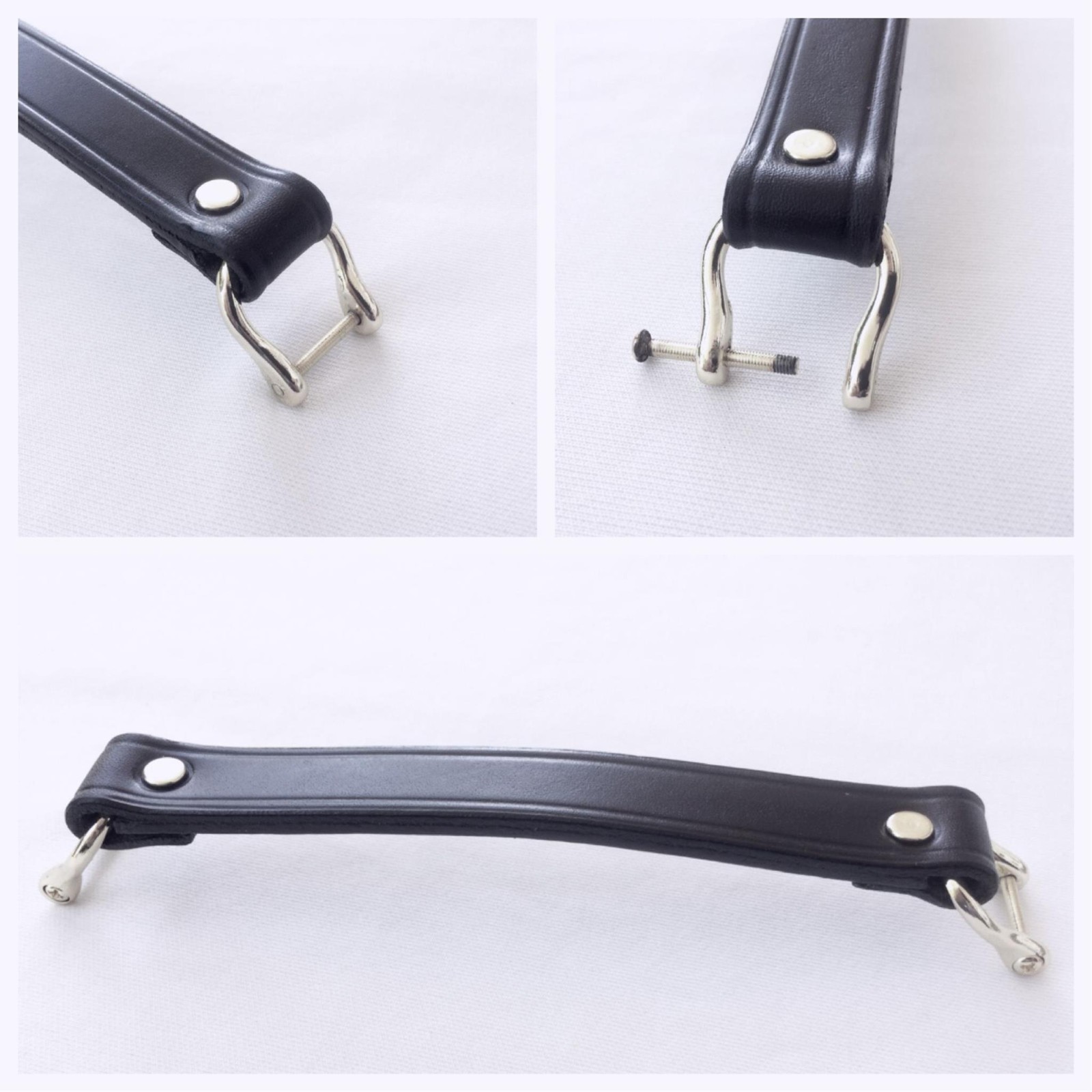Multipurpose Sturdy Leather Replacement Handle Luggage Briefcase Instrument Case
