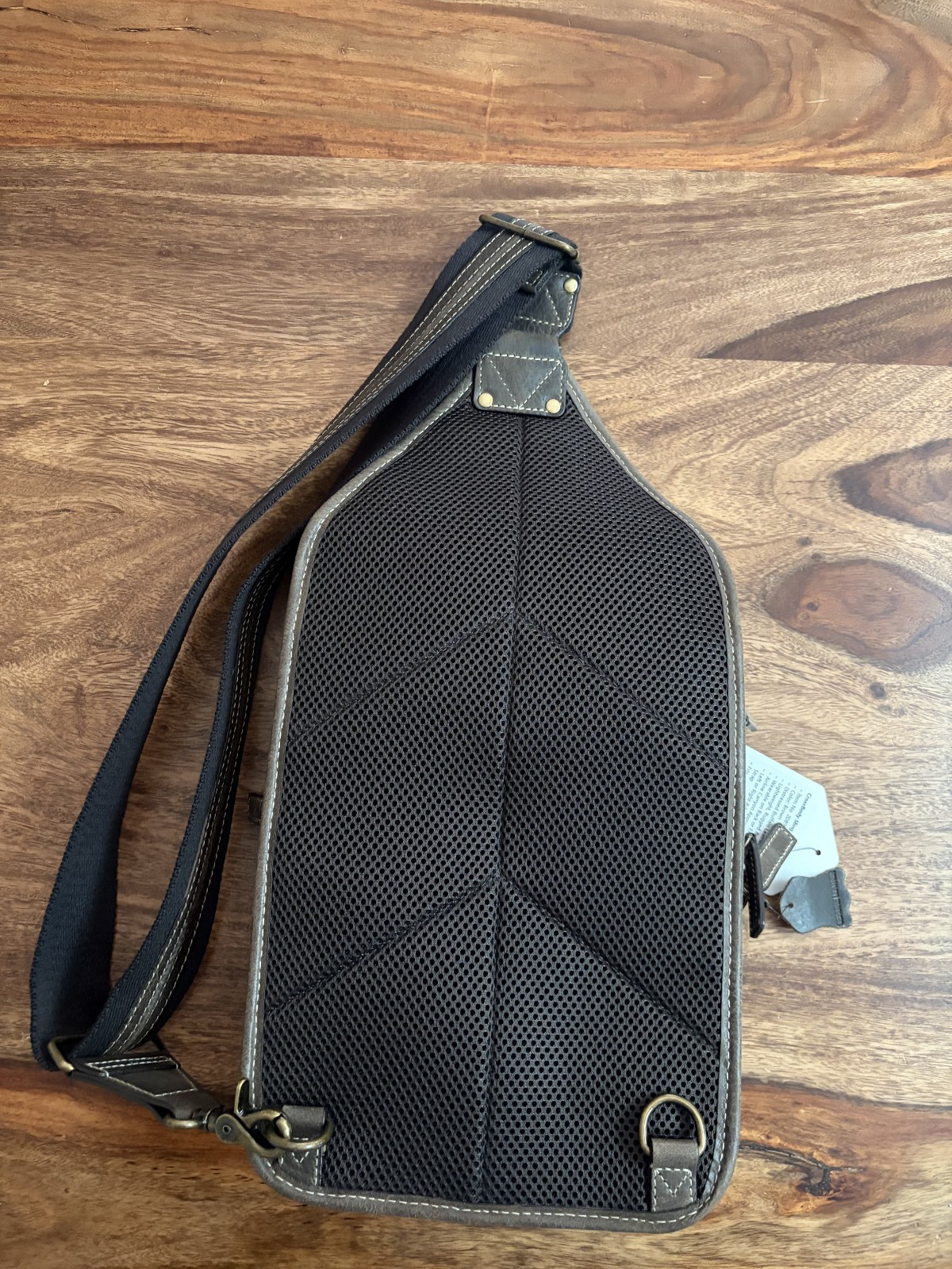Kingport Industries Buffalo Leather Sling Crossbody Backpack