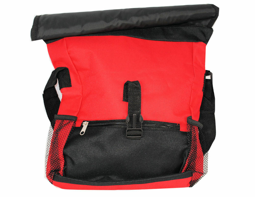 Vertical Messenger Laptop Bag College Business Travel Straps Backpack Shoulder