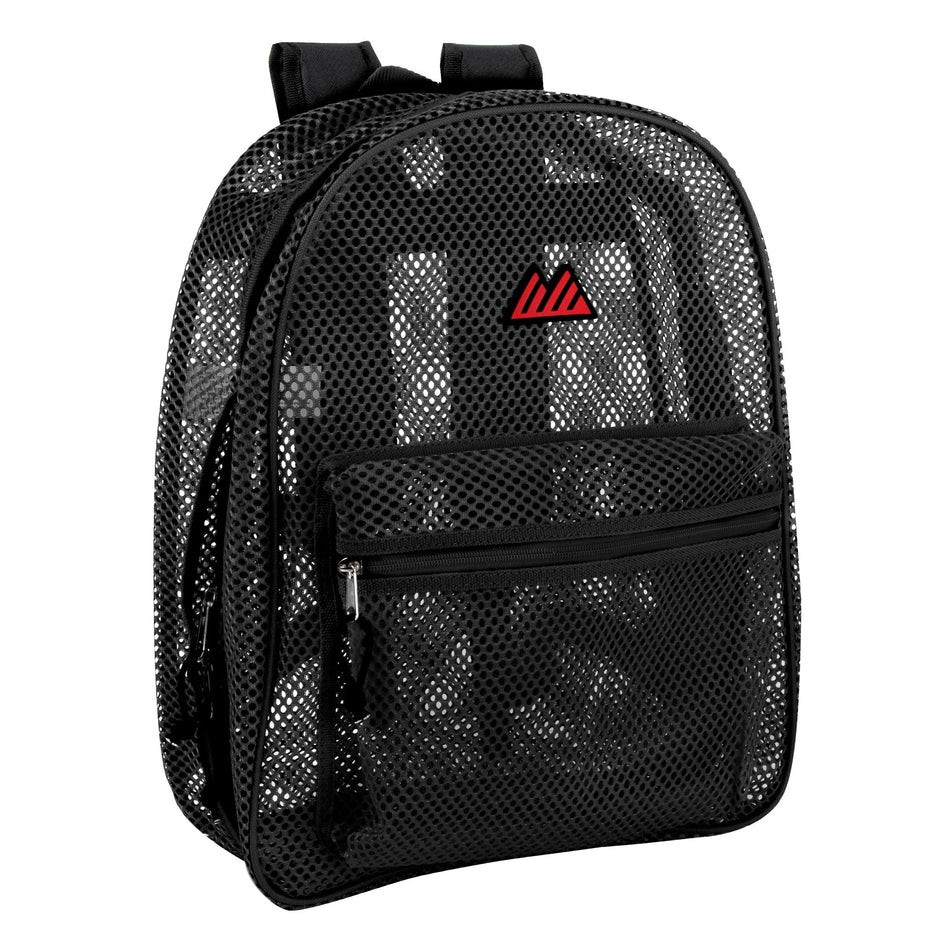 17 Inch Premium Mesh Backpack Case Pack 24