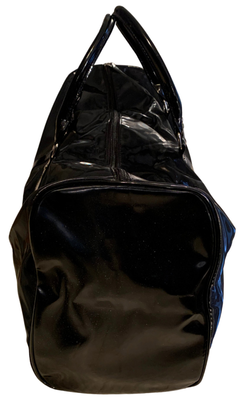 SEAN JOHN DUFFLE BAG WEEKENDER MAGNETIC BLACK ZIP CLOSURE DOUBLE HANDLE 20″X11″