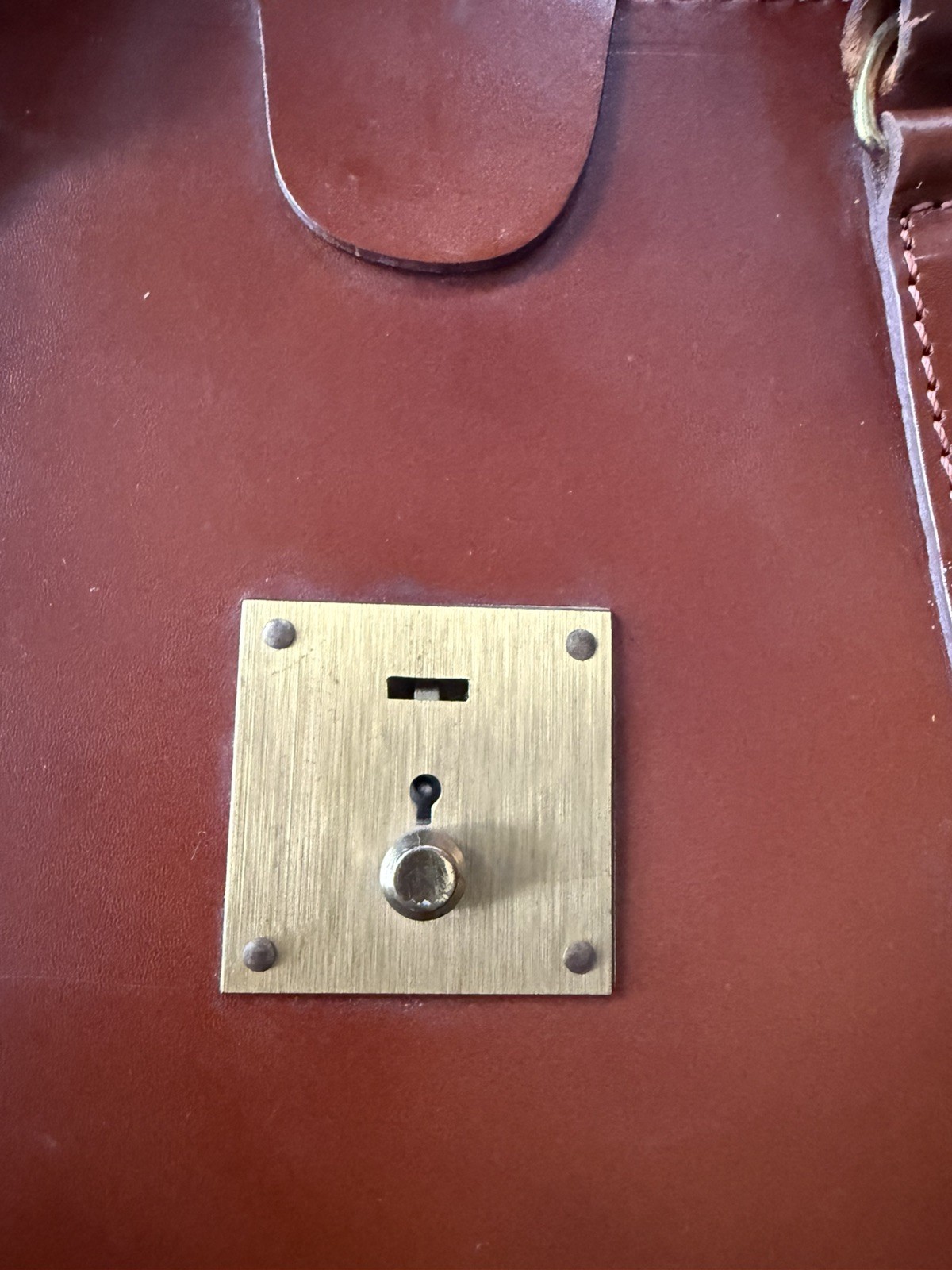 Vintage BROOKS BROTHERS Bridle Leather Briefcase / Lawyer Bag – England