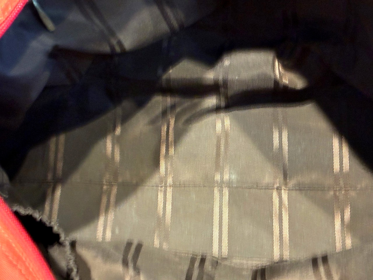 TUMI RED Nylon & Leather Carry On, Tote, Overnight, Cabin Duffle, ID 463