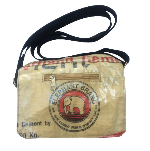 Elephant Brand Deluxe Recycled Mini Bag made in Cambodia! Fair Trade