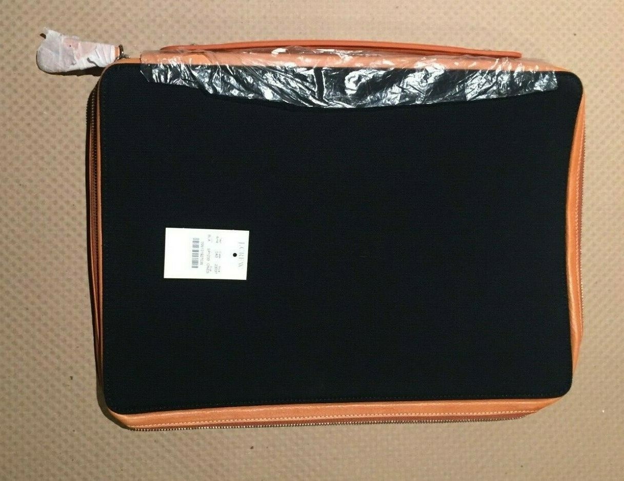 Want Organic for J.Crew 17″ case. 100% organic Turkish Cotton and Norway leather