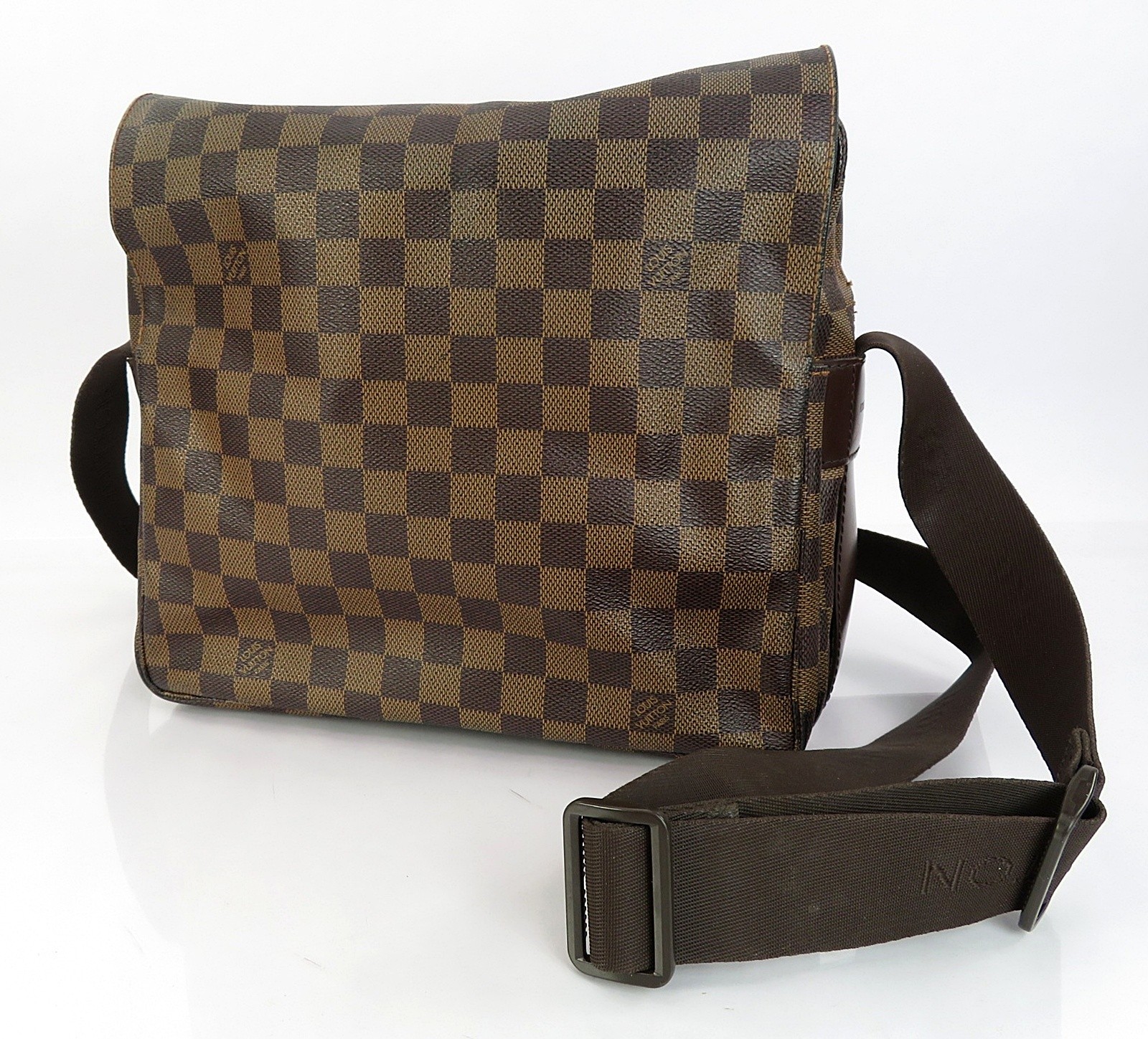 Authentic LOUIS VUITTON Naviglio Damier Ebene Messenger Shoulder Bag #62761