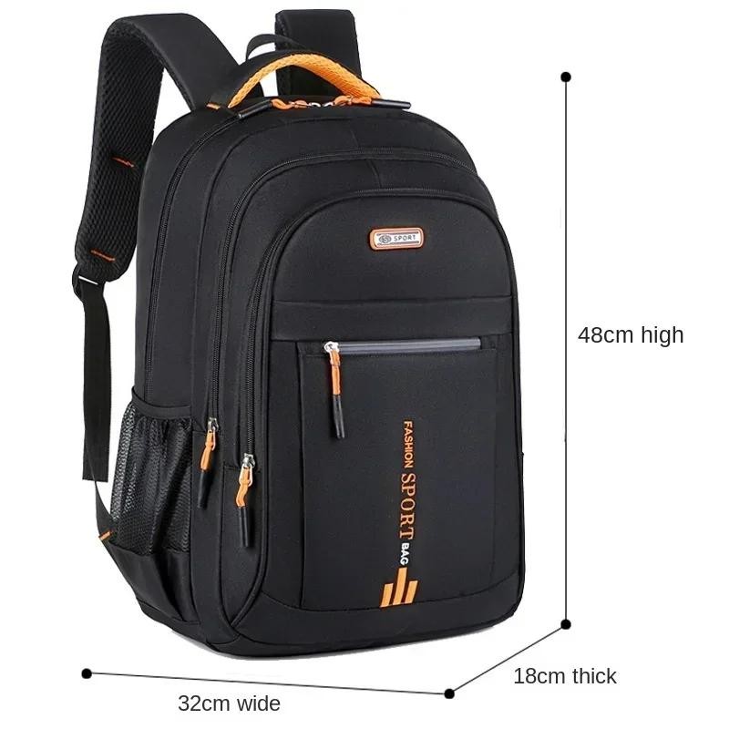 Men’s Oxford Laptop Backpack – Waterproof Business & Travel Bag for School