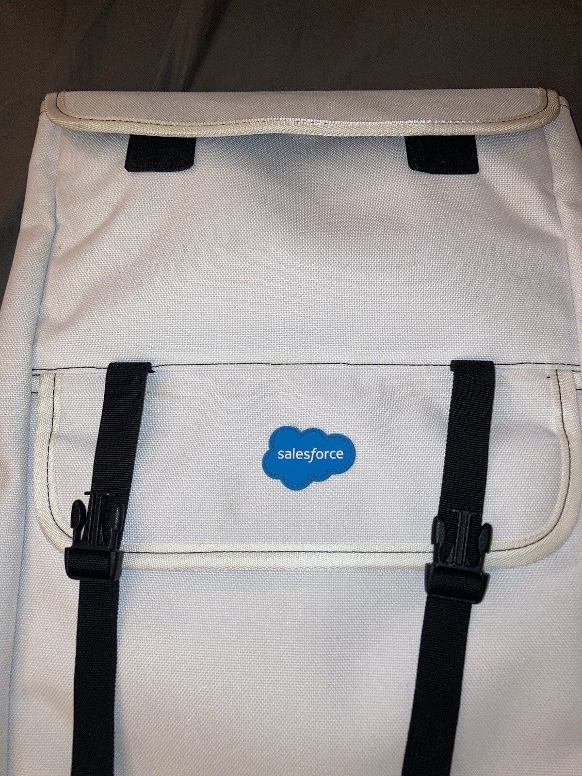 Timbuk2 Backpack Salesforce White Waterproof Lined Padded Laptop School Work Bag