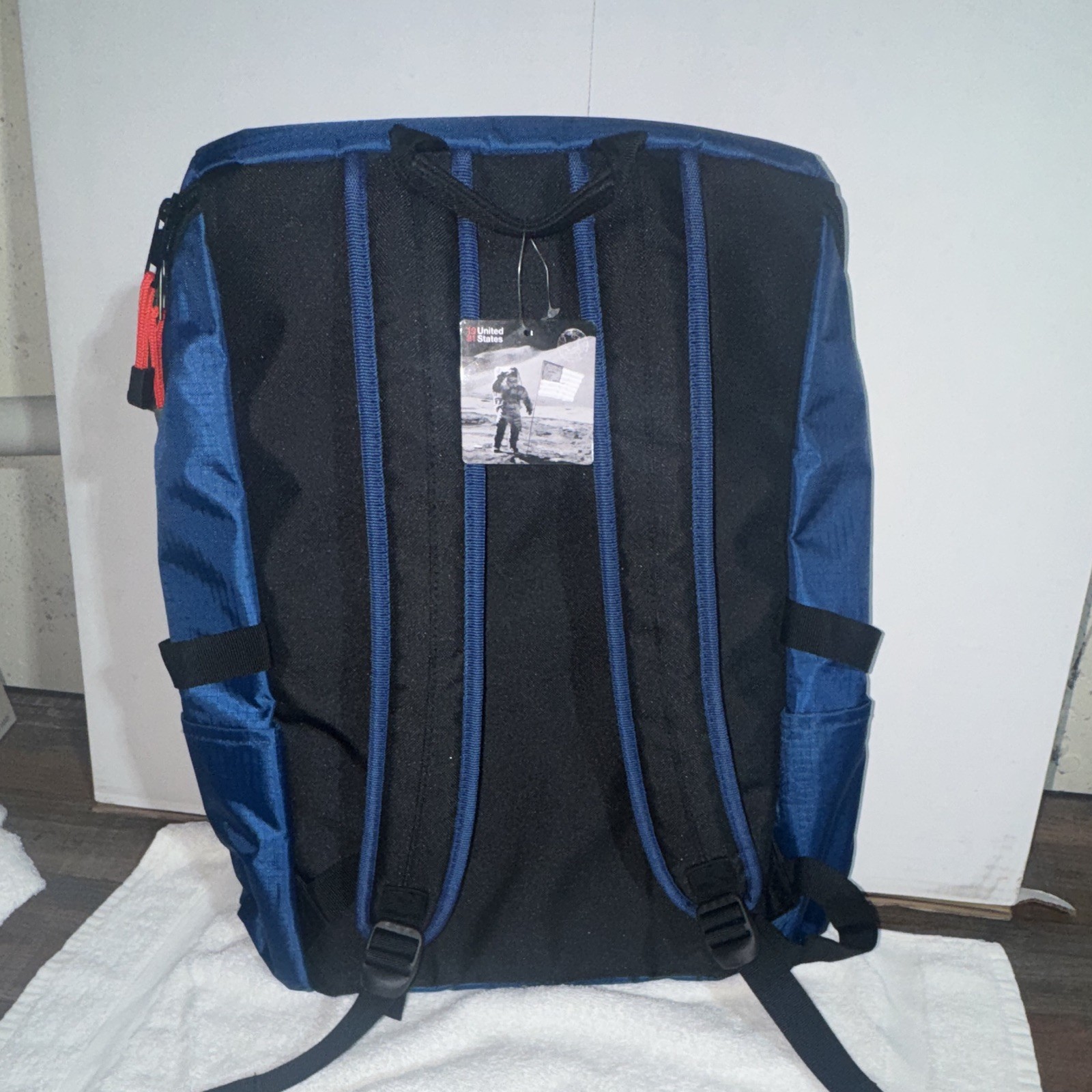 NASA Blue/Black Space Theme Backpack Zip Closure Adjustable Straps Pockets