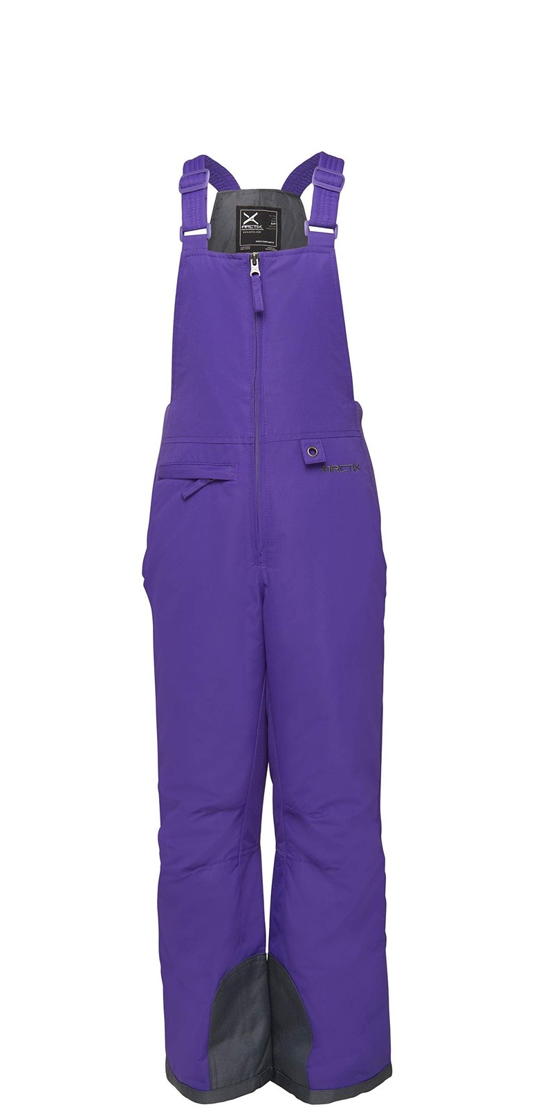 Arctix Kids Insulated Snow Bib Overalls ( Purple , X-Large ) Purple X Large U3