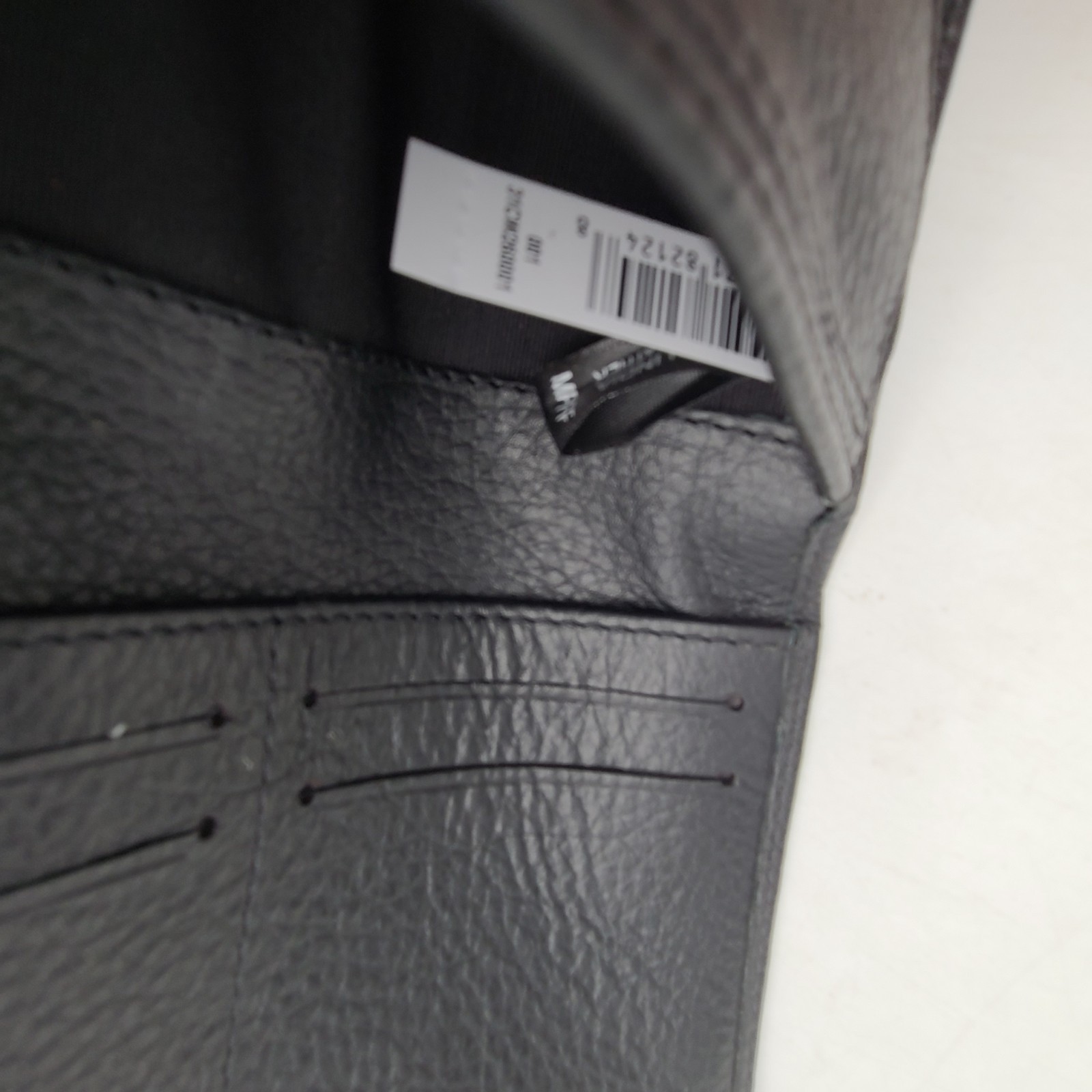 NEW Cole Haan Men’s Two Tone Top Zip Leather Toiletry Bag & Passport RFID Wallet