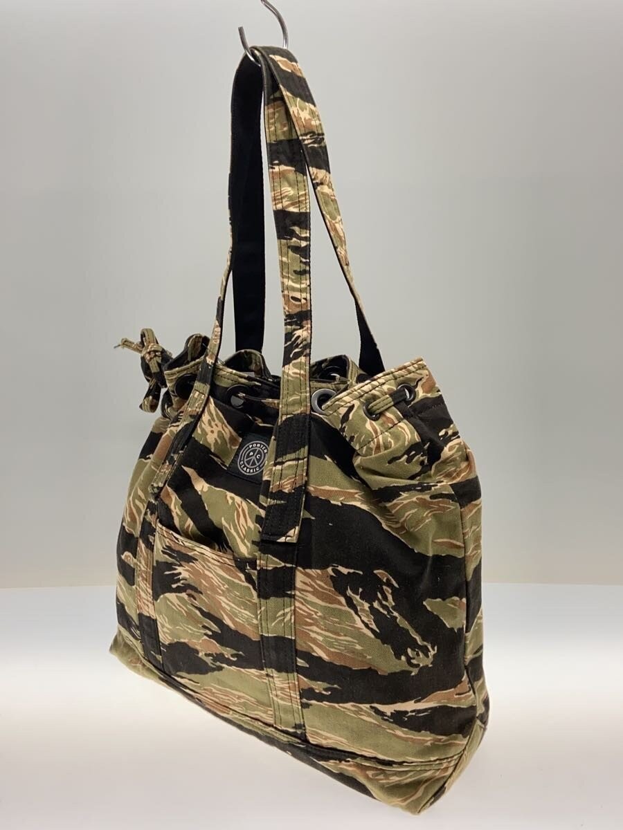 Authentic Porter Classic Tote Bag Canvas Khaki Tiger Stripe Camo 12cm Width