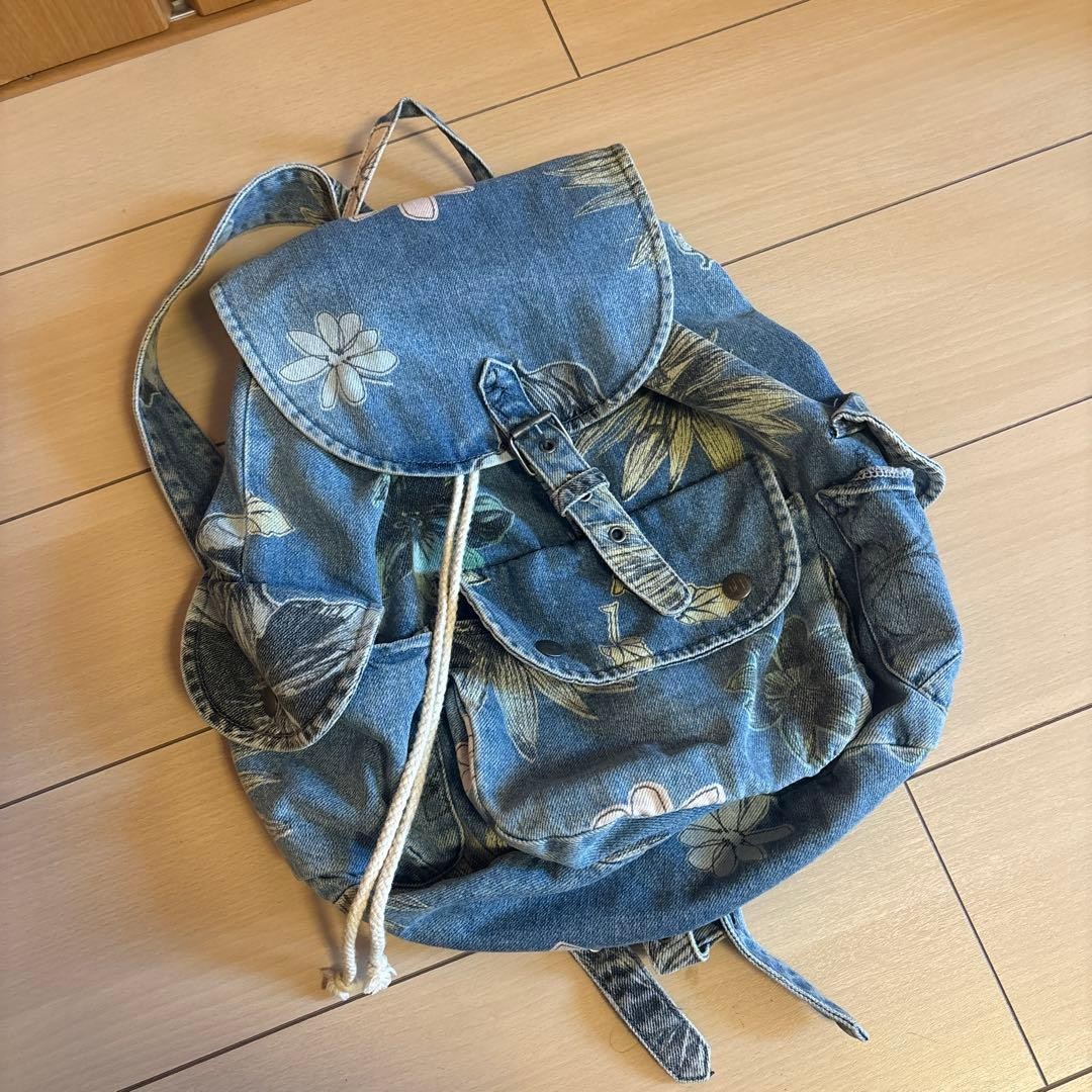 TOP Denim Floral Pattern