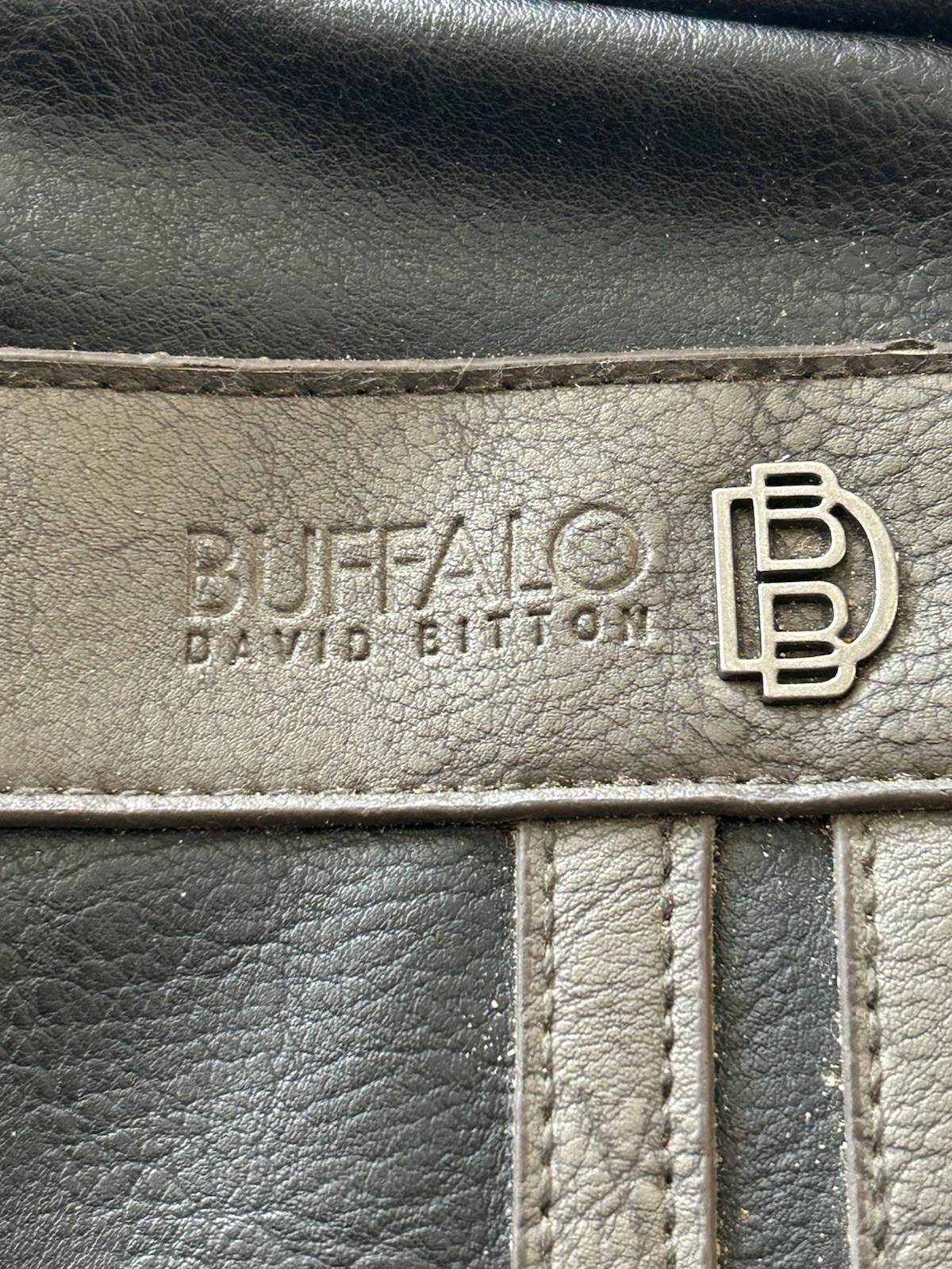 Buffalo David Bitton tablet crossbody side bag Gray black Brown satchel 10”x 12”