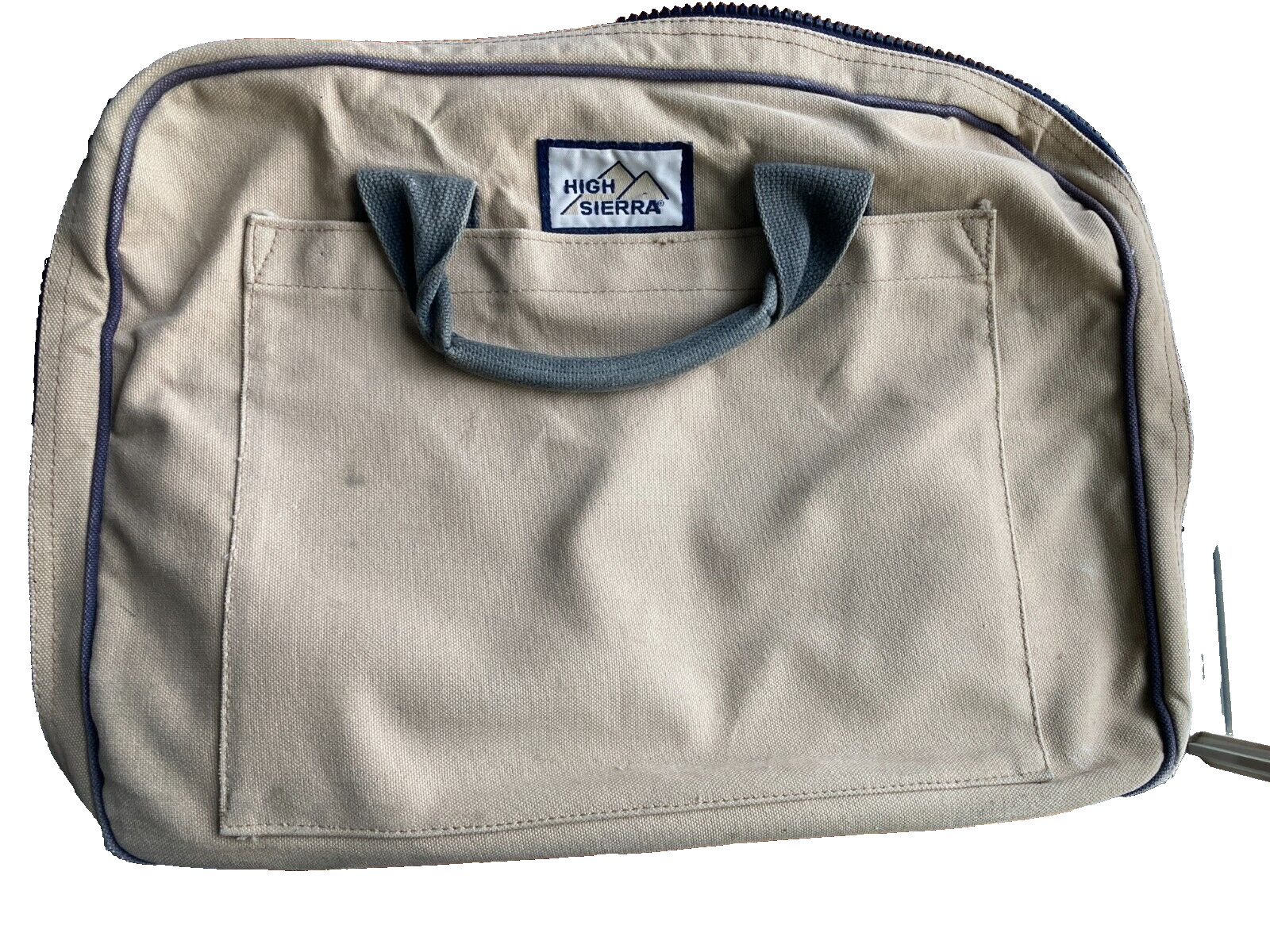 High Sierra Flexible Canvas Briefcase, also for Vehicle Mini Office
