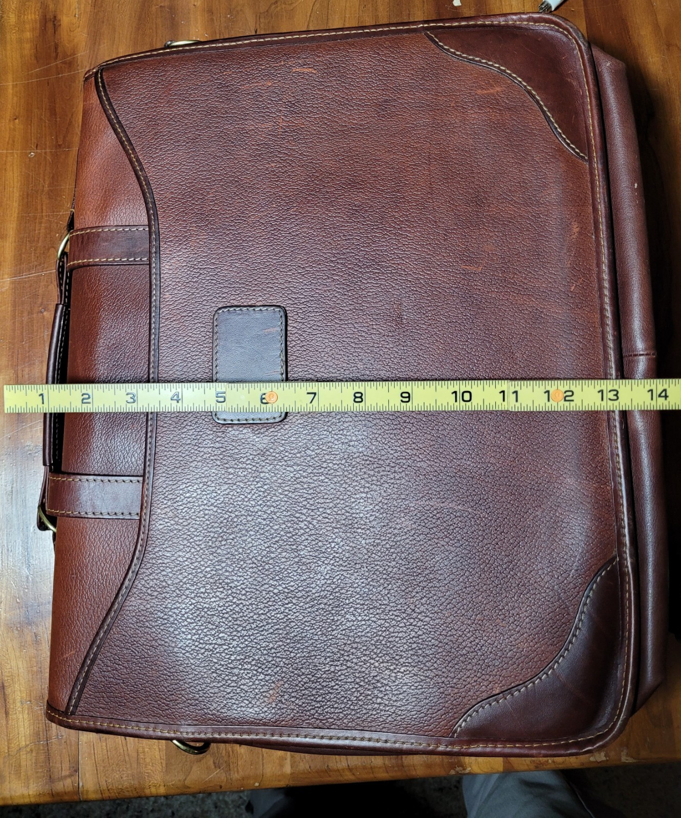 Orvis Leather Briefcase / saddle bag
