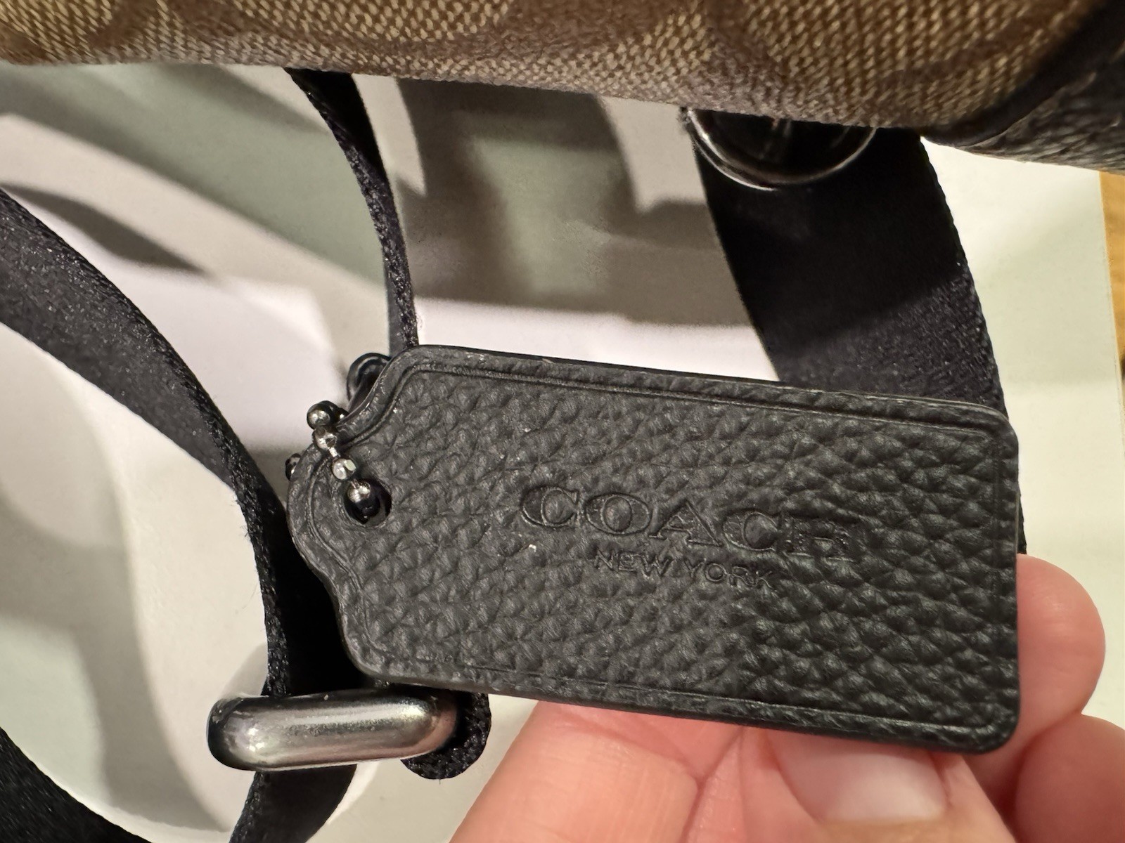 COACH Track Sling Bag Men