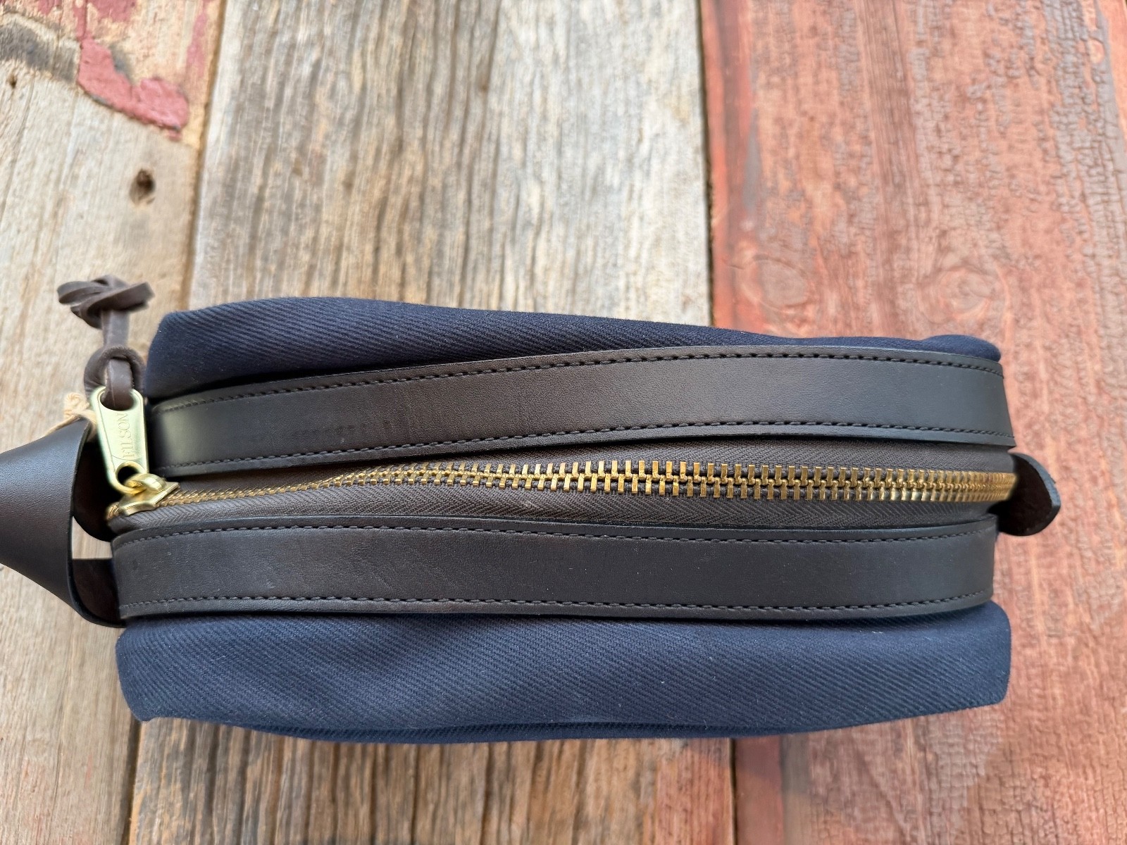FILSON RUGGED NWT TWILL TRAVEL DOPP KIT # 11070218 Navy USA Non Logo Vintage