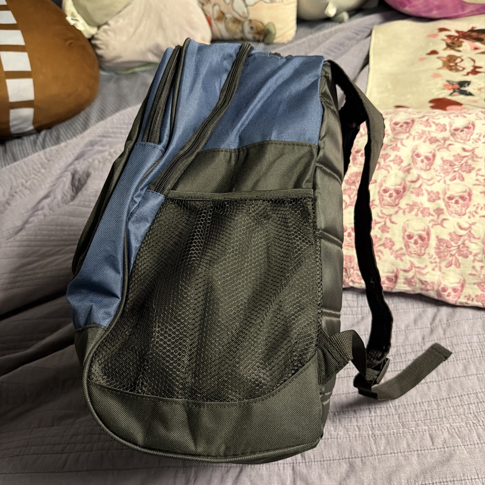 Universal Studios Backpack Adult Full Size Back Lot Employee Gift Blue Canvas