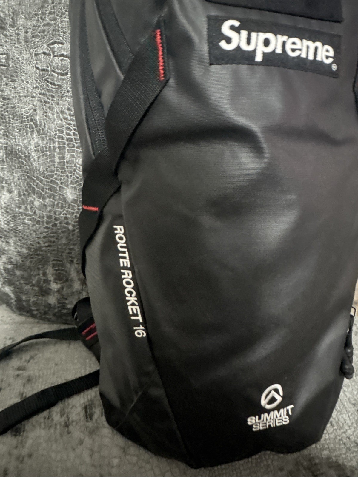 Supreme The North Face Summit Series Outer Tape Seam Route Rocket Black Backpack
