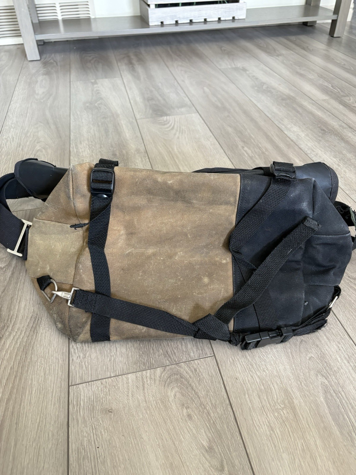 Rare Vintage Duluth Pack Duffel Bag Wax Canvas Leather