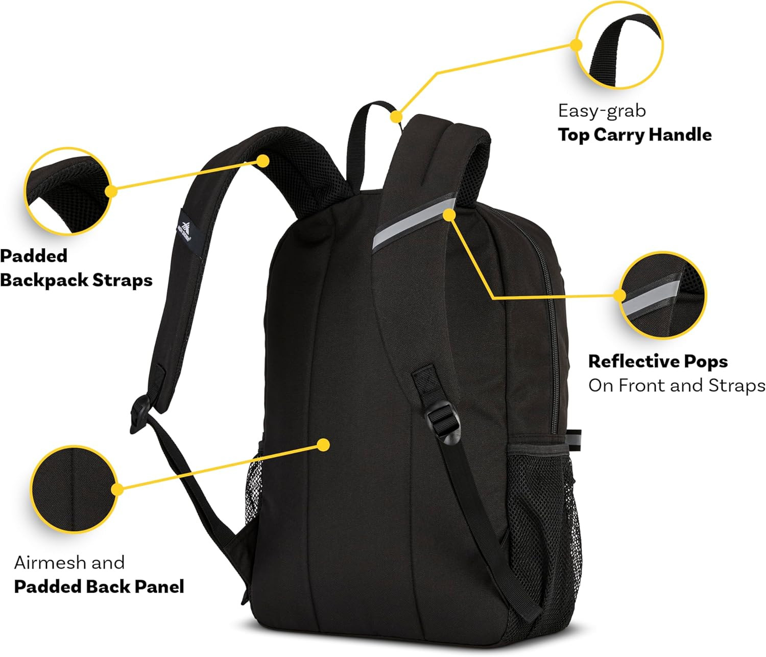 Swoop Backpack with Laptop Pocket + Tablet Sleeve, Fits Most 17” Laptops, 30L, B