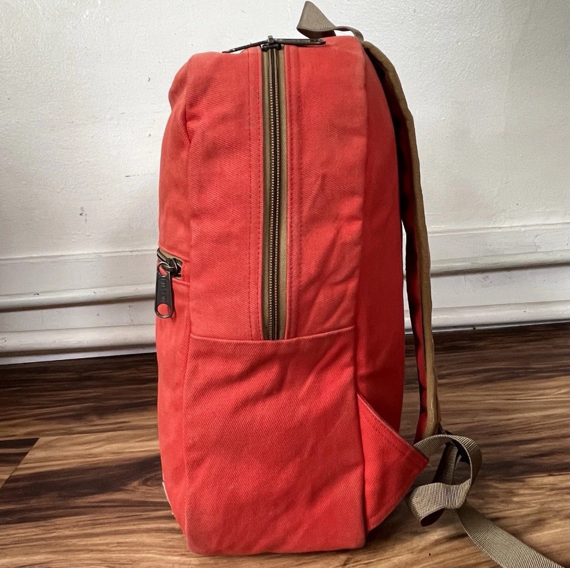 2X Filson Rugged Twill Bandera Backpack | Mackinaw Red & Black Made in USA VG/EX