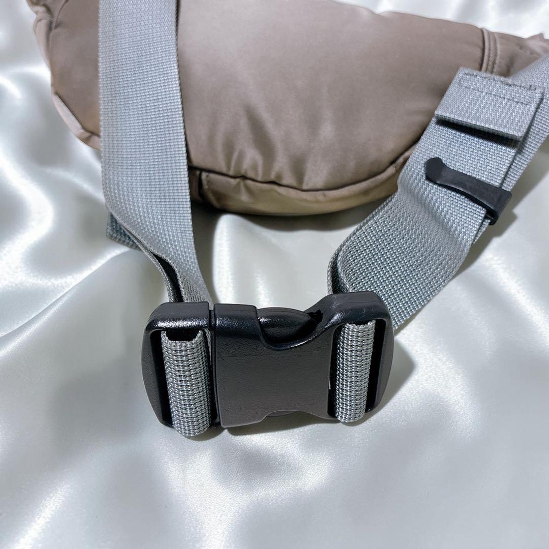 Authentic PORTER TANKER Waist Bag Silver Gray Bronze 16cm Size, Discontinued Col
