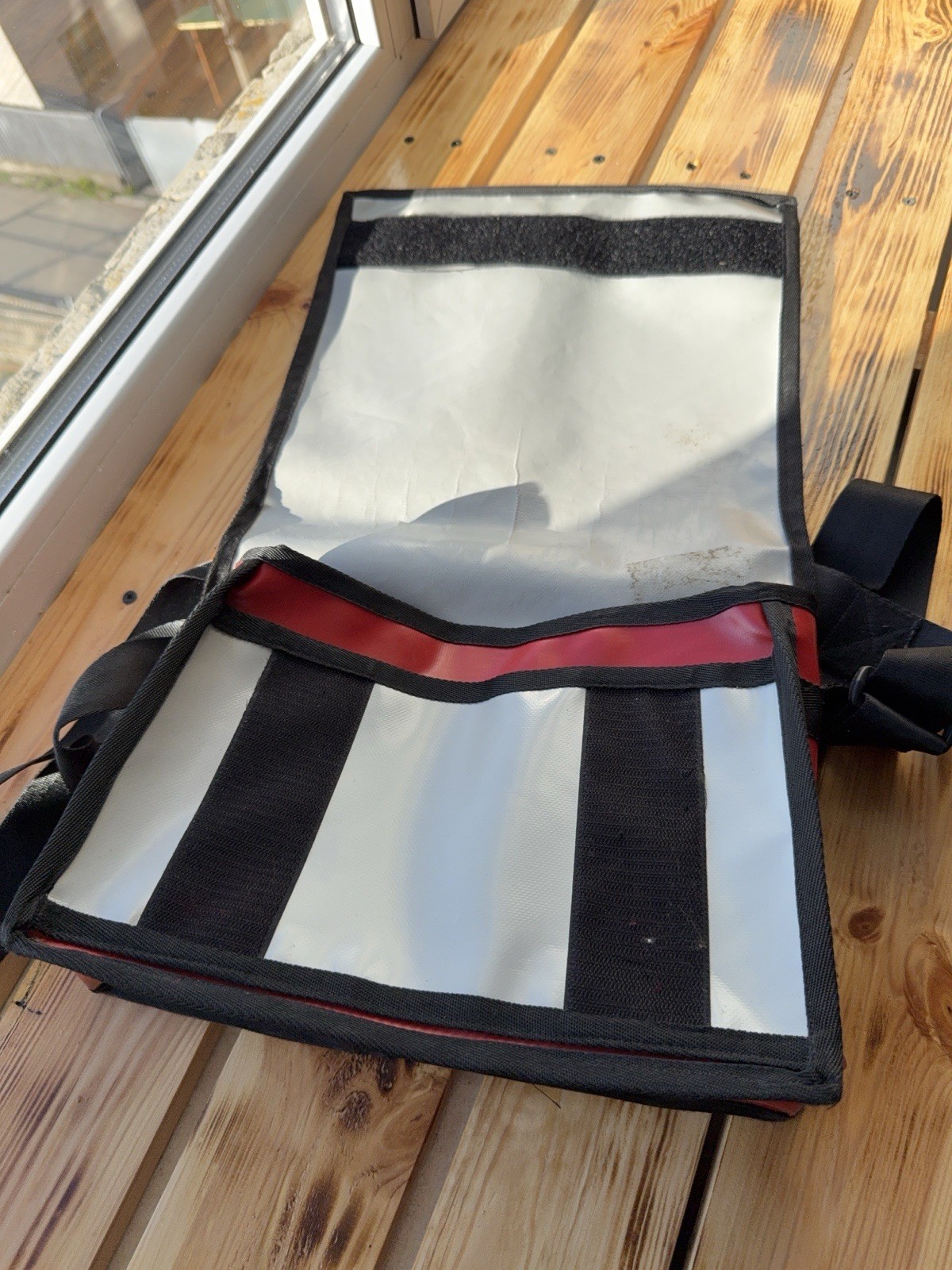 Vintage 00s Y2K Freitag Style Upcycled Tarp Messenger Bag Retro ECO 🌱
