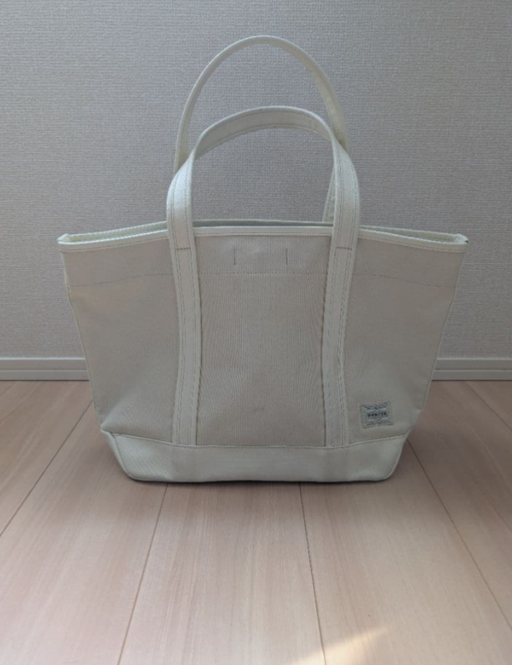 YOSHIDA PORTER Girl Tote Bag White Made in Japan