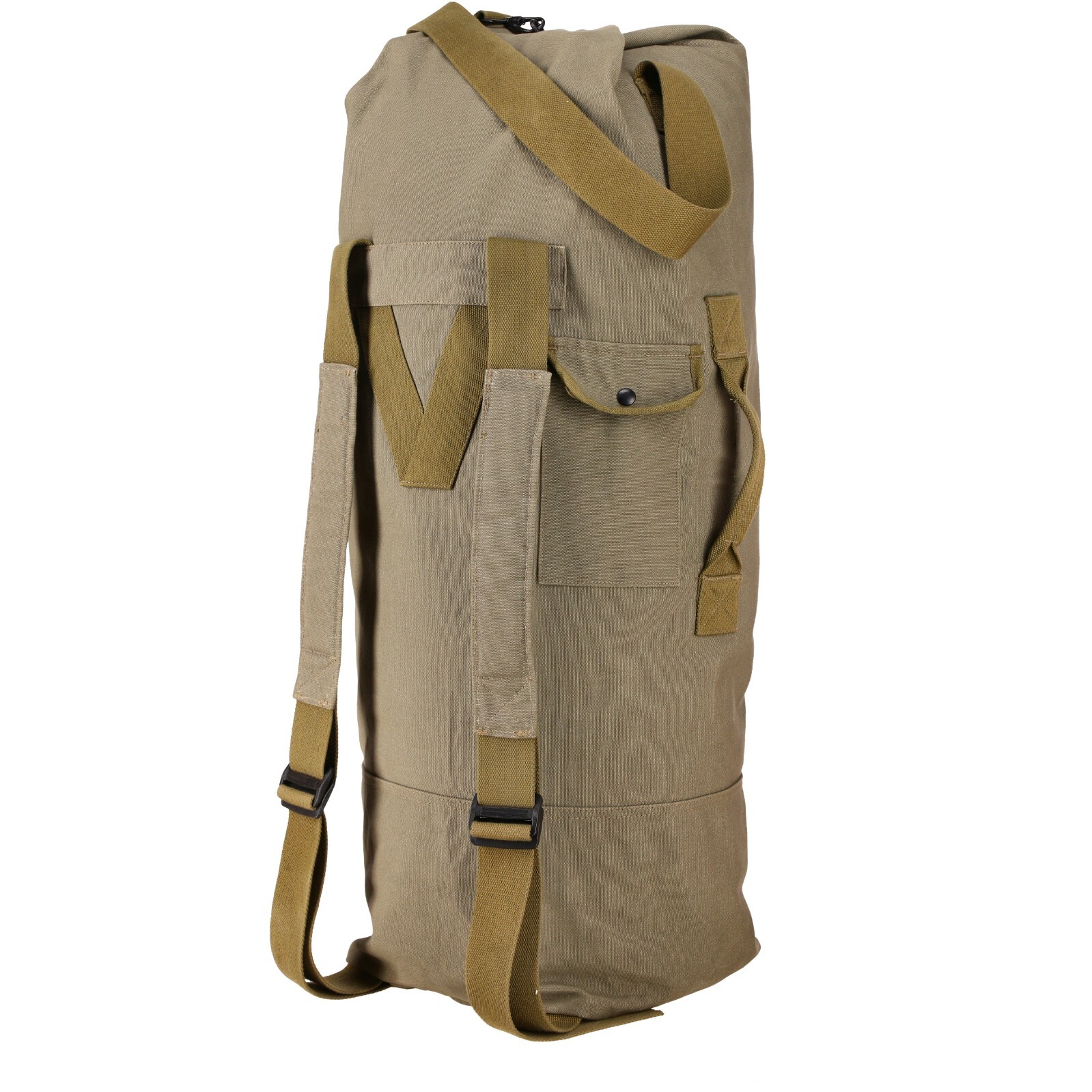 WHITEDUCK G.I Top Load Bag Canvas Duffle Bag 2 Strap Waterproof Military Outdoor