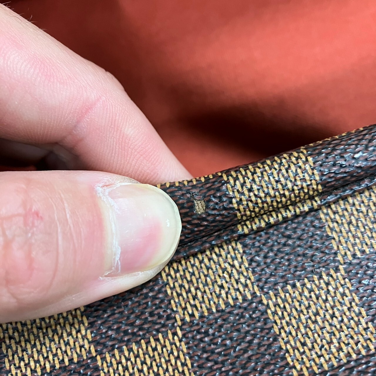 Auth Louis Vuitton Naviglio Shoulder Bag Damier Ebene Crossbody N45255 SR0095