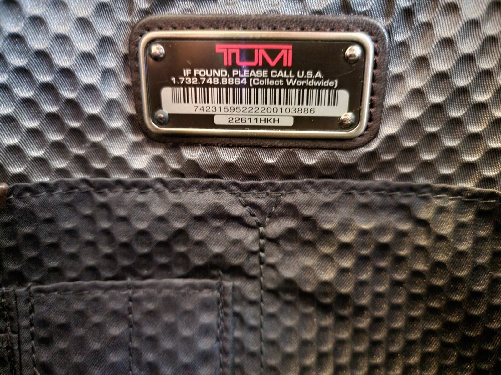 TUMI 22611HKH ALPHA BRAVO Mcnair Slim Briefcase business bag black Nylon